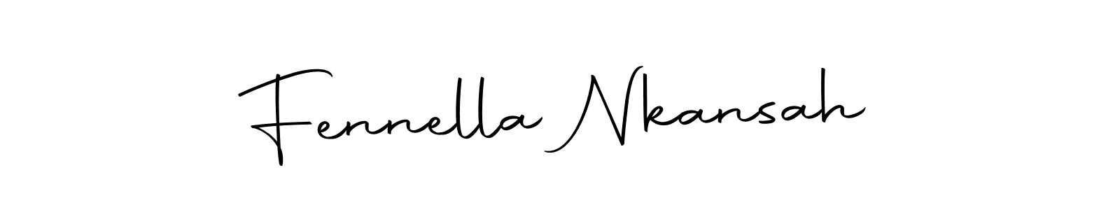 if you are searching for the best signature style for your name Fennella Nkansah. so please give up your signature search. here we have designed multiple signature styles  using Autography-DOLnW. Fennella Nkansah signature style 10 images and pictures png