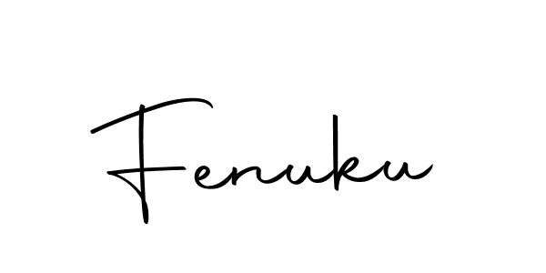 Use a signature maker to create a handwritten signature online. With this signature software, you can design (Autography-DOLnW) your own signature for name Fenuku. Fenuku signature style 10 images and pictures png