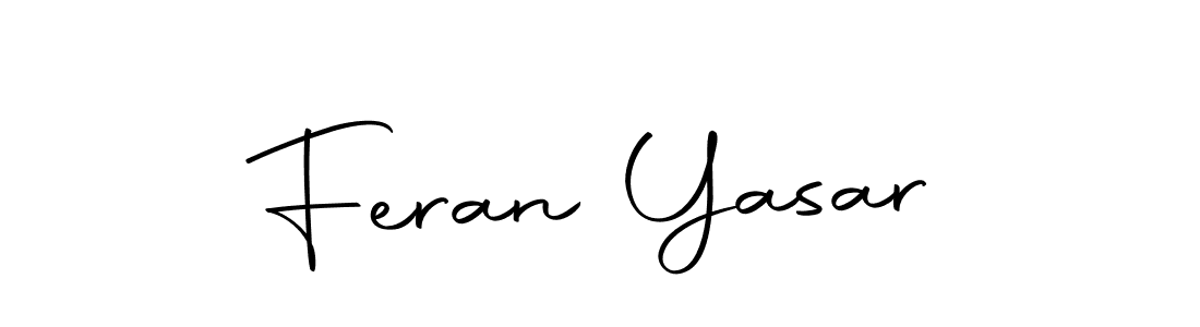 Make a short Feran Yasar signature style. Manage your documents anywhere anytime using Autography-DOLnW. Create and add eSignatures, submit forms, share and send files easily. Feran Yasar signature style 10 images and pictures png