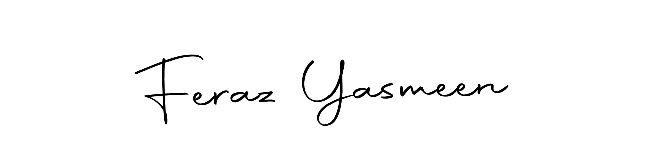 Make a beautiful signature design for name Feraz Yasmeen. Use this online signature maker to create a handwritten signature for free. Feraz Yasmeen signature style 10 images and pictures png