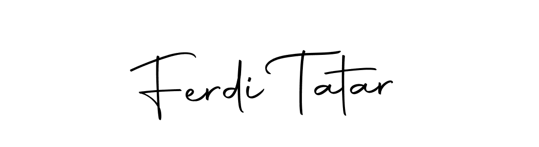 It looks lik you need a new signature style for name Ferdi Tatar. Design unique handwritten (Autography-DOLnW) signature with our free signature maker in just a few clicks. Ferdi Tatar signature style 10 images and pictures png