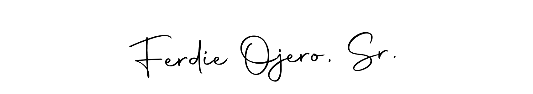 This is the best signature style for the Ferdie Ojero, Sr. name. Also you like these signature font (Autography-DOLnW). Mix name signature. Ferdie Ojero, Sr. signature style 10 images and pictures png