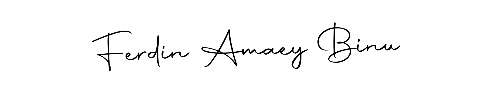 How to make Ferdin Amaey Binu name signature. Use Autography-DOLnW style for creating short signs online. This is the latest handwritten sign. Ferdin Amaey Binu signature style 10 images and pictures png