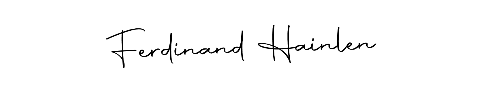 Create a beautiful signature design for name Ferdinand Hainlen. With this signature (Autography-DOLnW) fonts, you can make a handwritten signature for free. Ferdinand Hainlen signature style 10 images and pictures png