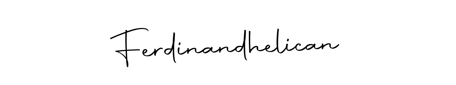 Autography-DOLnW is a professional signature style that is perfect for those who want to add a touch of class to their signature. It is also a great choice for those who want to make their signature more unique. Get Ferdinandhelican name to fancy signature for free. Ferdinandhelican signature style 10 images and pictures png