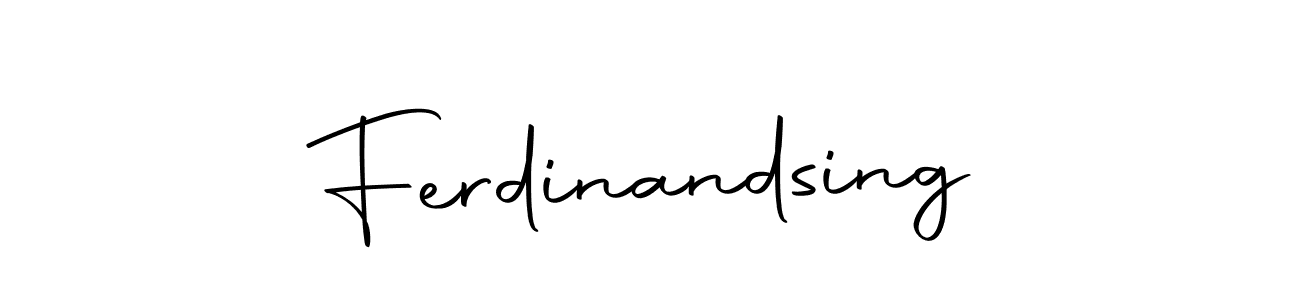 Similarly Autography-DOLnW is the best handwritten signature design. Signature creator online .You can use it as an online autograph creator for name Ferdinandsing. Ferdinandsing signature style 10 images and pictures png