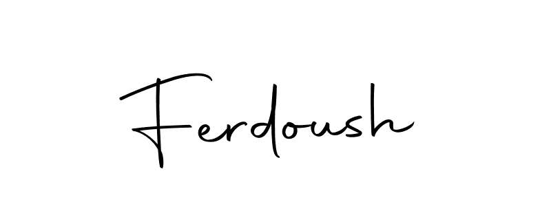 Also we have Ferdoush name is the best signature style. Create professional handwritten signature collection using Autography-DOLnW autograph style. Ferdoush signature style 10 images and pictures png