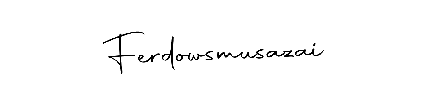 You should practise on your own different ways (Autography-DOLnW) to write your name (Ferdowsmusazai) in signature. don't let someone else do it for you. Ferdowsmusazai signature style 10 images and pictures png