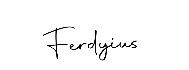 How to make Ferdyius name signature. Use Autography-DOLnW style for creating short signs online. This is the latest handwritten sign. Ferdyius signature style 10 images and pictures png