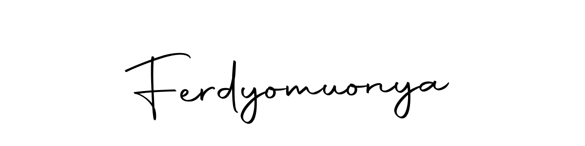 How to make Ferdyomuonya signature? Autography-DOLnW is a professional autograph style. Create handwritten signature for Ferdyomuonya name. Ferdyomuonya signature style 10 images and pictures png