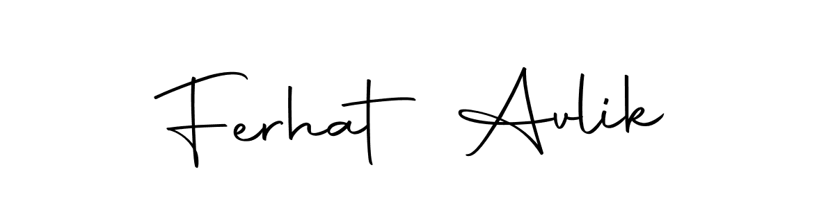 Ferhat Avlik stylish signature style. Best Handwritten Sign (Autography-DOLnW) for my name. Handwritten Signature Collection Ideas for my name Ferhat Avlik. Ferhat Avlik signature style 10 images and pictures png