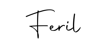 Create an unforgettable impression when signing with Feril name styled in Autography-DOLnW typography. 100% free online generator. Feril signature style 10 images and pictures png