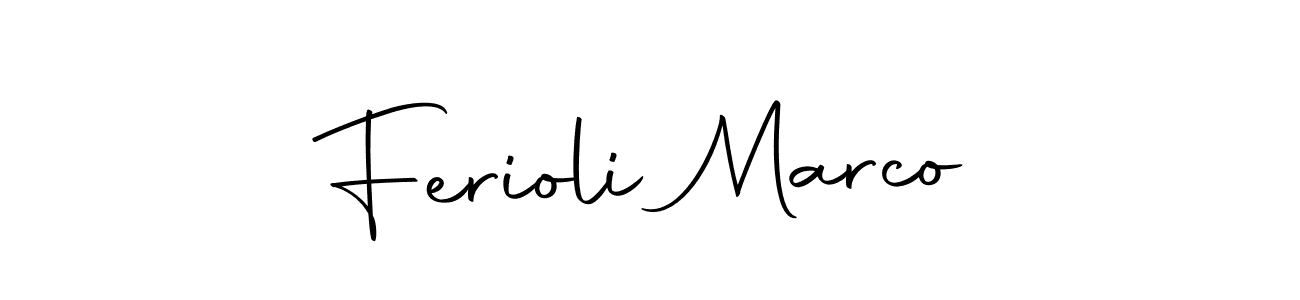 Use a signature maker to create a handwritten signature online. With this signature software, you can design (Autography-DOLnW) your own signature for name Ferioli Marco. Ferioli Marco signature style 10 images and pictures png