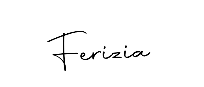 You should practise on your own different ways (Autography-DOLnW) to write your name (Ferizia) in signature. don't let someone else do it for you. Ferizia signature style 10 images and pictures png