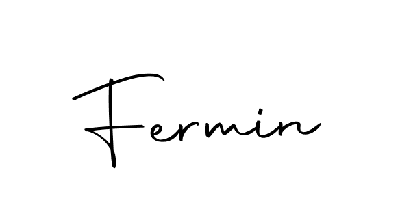 Design your own signature with our free online signature maker. With this signature software, you can create a handwritten (Autography-DOLnW) signature for name Fermin. Fermin signature style 10 images and pictures png