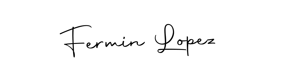 Use a signature maker to create a handwritten signature online. With this signature software, you can design (Autography-DOLnW) your own signature for name Fermin Lopez. Fermin Lopez signature style 10 images and pictures png