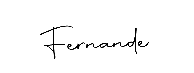 Make a beautiful signature design for name Fernande. Use this online signature maker to create a handwritten signature for free. Fernande signature style 10 images and pictures png