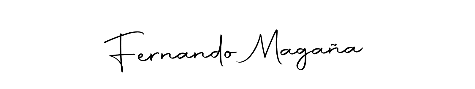 It looks lik you need a new signature style for name Fernando Magaña. Design unique handwritten (Autography-DOLnW) signature with our free signature maker in just a few clicks. Fernando Magaña signature style 10 images and pictures png