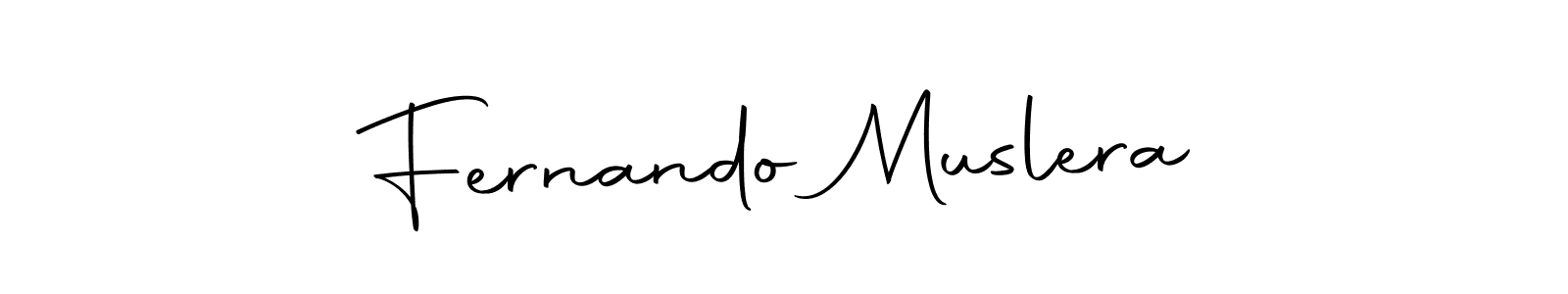 Create a beautiful signature design for name Fernando Muslera. With this signature (Autography-DOLnW) fonts, you can make a handwritten signature for free. Fernando Muslera signature style 10 images and pictures png