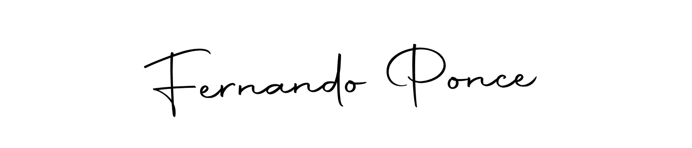 Design your own signature with our free online signature maker. With this signature software, you can create a handwritten (Autography-DOLnW) signature for name Fernando Ponce. Fernando Ponce signature style 10 images and pictures png