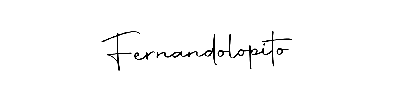 Use a signature maker to create a handwritten signature online. With this signature software, you can design (Autography-DOLnW) your own signature for name Fernandolopito. Fernandolopito signature style 10 images and pictures png