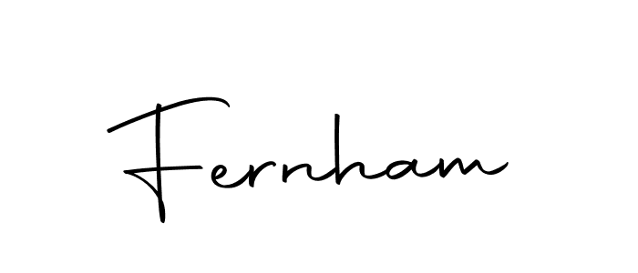 The best way (Autography-DOLnW) to make a short signature is to pick only two or three words in your name. The name Fernham include a total of six letters. For converting this name. Fernham signature style 10 images and pictures png