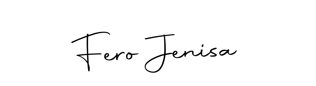 The best way (Autography-DOLnW) to make a short signature is to pick only two or three words in your name. The name Fero Jenisa include a total of six letters. For converting this name. Fero Jenisa signature style 10 images and pictures png