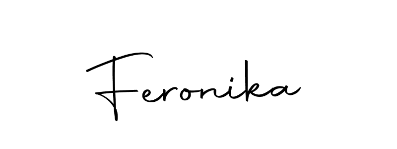 You should practise on your own different ways (Autography-DOLnW) to write your name (Feronika) in signature. don't let someone else do it for you. Feronika signature style 10 images and pictures png