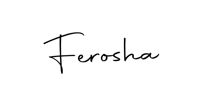 Similarly Autography-DOLnW is the best handwritten signature design. Signature creator online .You can use it as an online autograph creator for name Ferosha. Ferosha signature style 10 images and pictures png