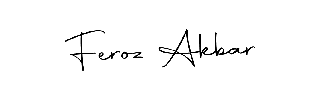Feroz Akbar stylish signature style. Best Handwritten Sign (Autography-DOLnW) for my name. Handwritten Signature Collection Ideas for my name Feroz Akbar. Feroz Akbar signature style 10 images and pictures png