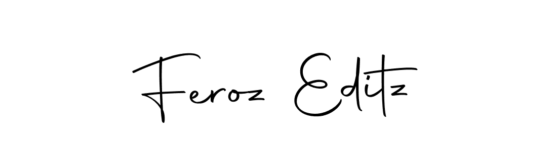 Use a signature maker to create a handwritten signature online. With this signature software, you can design (Autography-DOLnW) your own signature for name Feroz Editz. Feroz Editz signature style 10 images and pictures png