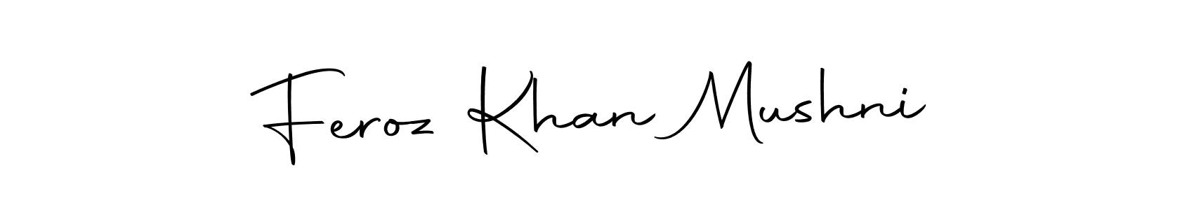 Similarly Autography-DOLnW is the best handwritten signature design. Signature creator online .You can use it as an online autograph creator for name Feroz Khan Mushni. Feroz Khan Mushni signature style 10 images and pictures png
