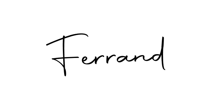 Make a short Ferrand signature style. Manage your documents anywhere anytime using Autography-DOLnW. Create and add eSignatures, submit forms, share and send files easily. Ferrand signature style 10 images and pictures png