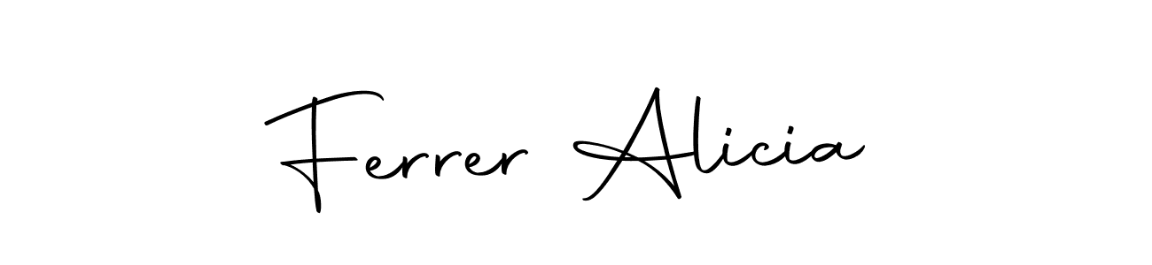 Best and Professional Signature Style for Ferrer Alicia. Autography-DOLnW Best Signature Style Collection. Ferrer Alicia signature style 10 images and pictures png