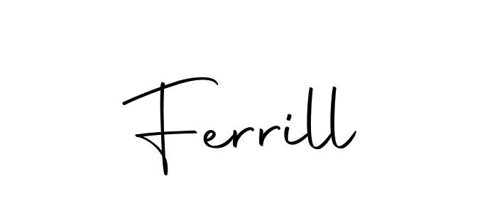 Also we have Ferrill name is the best signature style. Create professional handwritten signature collection using Autography-DOLnW autograph style. Ferrill signature style 10 images and pictures png