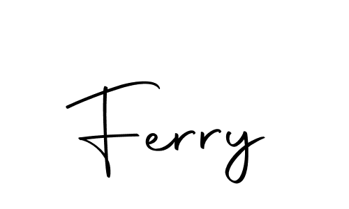 You should practise on your own different ways (Autography-DOLnW) to write your name (Ferry) in signature. don't let someone else do it for you. Ferry signature style 10 images and pictures png