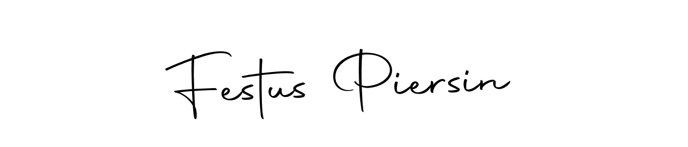 Make a beautiful signature design for name Festus Piersin. Use this online signature maker to create a handwritten signature for free. Festus Piersin signature style 10 images and pictures png