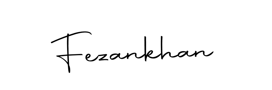 Make a beautiful signature design for name Fezankhan. With this signature (Autography-DOLnW) style, you can create a handwritten signature for free. Fezankhan signature style 10 images and pictures png