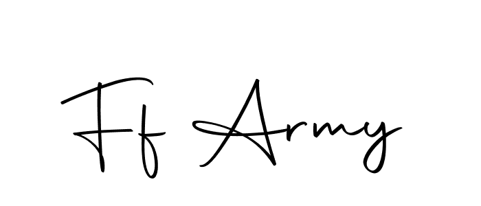 The best way (Autography-DOLnW) to make a short signature is to pick only two or three words in your name. The name Ff Army include a total of six letters. For converting this name. Ff Army signature style 10 images and pictures png