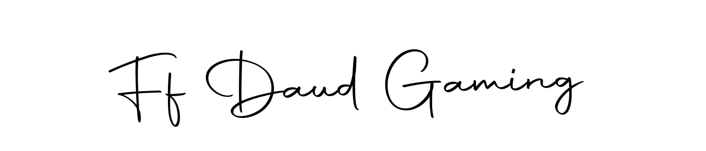 You should practise on your own different ways (Autography-DOLnW) to write your name (Ff Daud Gaming) in signature. don't let someone else do it for you. Ff Daud Gaming signature style 10 images and pictures png