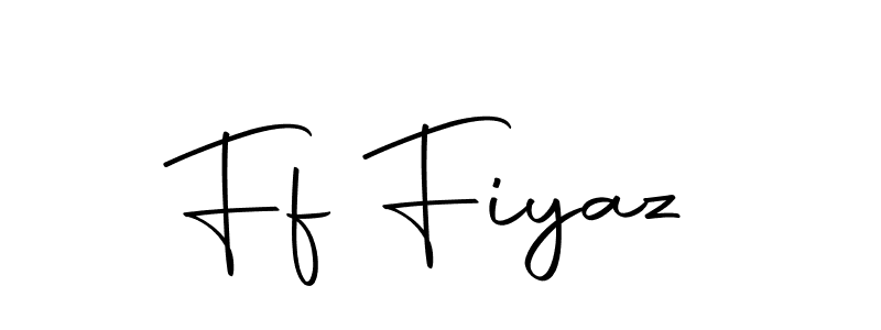 Similarly Autography-DOLnW is the best handwritten signature design. Signature creator online .You can use it as an online autograph creator for name Ff Fiyaz. Ff Fiyaz signature style 10 images and pictures png