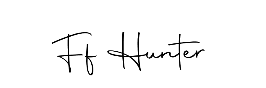 Also we have Ff Hunter name is the best signature style. Create professional handwritten signature collection using Autography-DOLnW autograph style. Ff Hunter signature style 10 images and pictures png