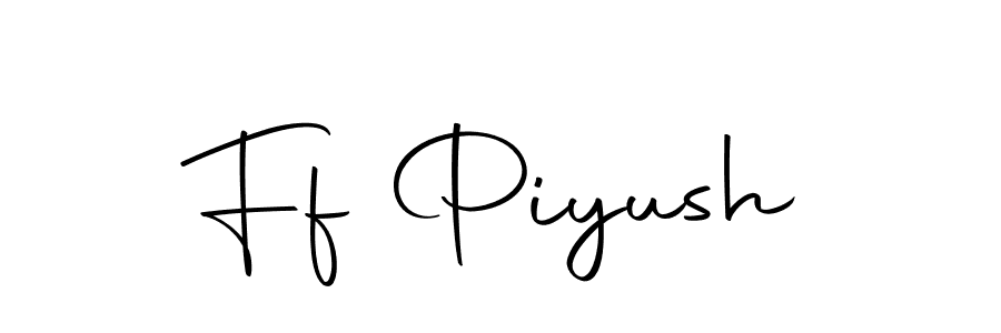 Also we have Ff Piyush name is the best signature style. Create professional handwritten signature collection using Autography-DOLnW autograph style. Ff Piyush signature style 10 images and pictures png