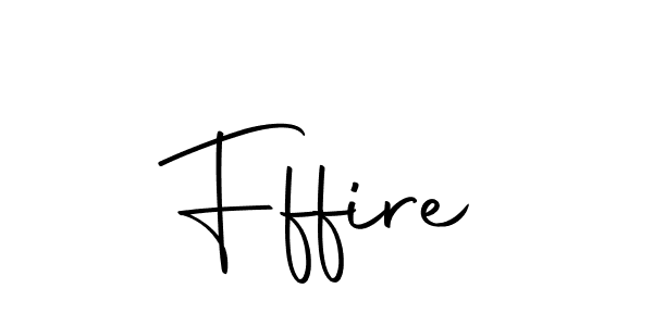 The best way (Autography-DOLnW) to make a short signature is to pick only two or three words in your name. The name Fffire include a total of six letters. For converting this name. Fffire signature style 10 images and pictures png