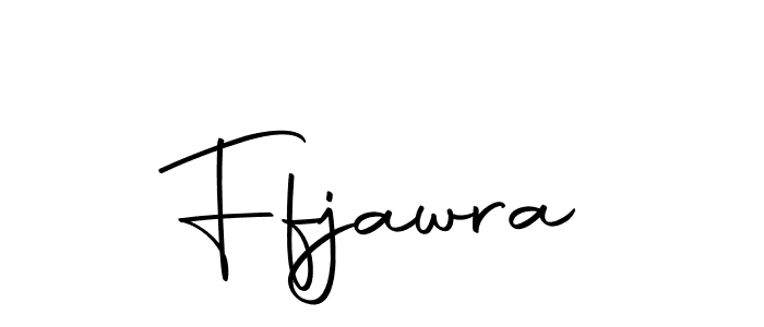Design your own signature with our free online signature maker. With this signature software, you can create a handwritten (Autography-DOLnW) signature for name Ffjawra. Ffjawra signature style 10 images and pictures png