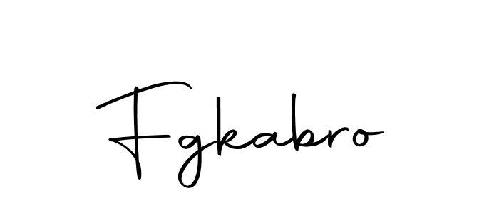 You should practise on your own different ways (Autography-DOLnW) to write your name (Fgkabro) in signature. don't let someone else do it for you. Fgkabro signature style 10 images and pictures png