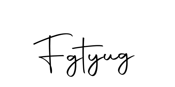 Use a signature maker to create a handwritten signature online. With this signature software, you can design (Autography-DOLnW) your own signature for name Fgtyug. Fgtyug signature style 10 images and pictures png