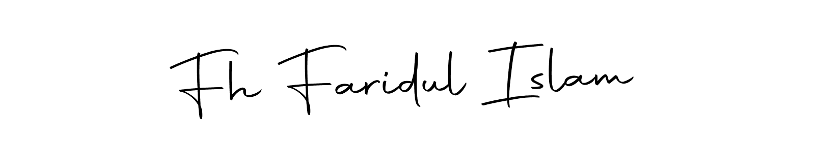You can use this online signature creator to create a handwritten signature for the name Fh Faridul Islam. This is the best online autograph maker. Fh Faridul Islam signature style 10 images and pictures png