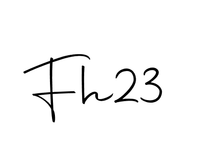 Use a signature maker to create a handwritten signature online. With this signature software, you can design (Autography-DOLnW) your own signature for name Fh23. Fh23 signature style 10 images and pictures png