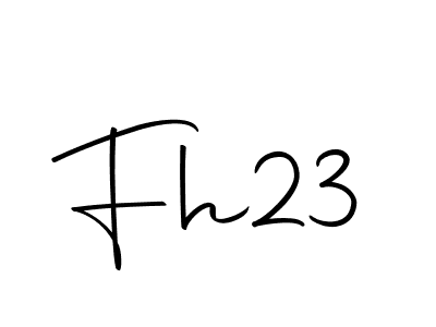 Create a beautiful signature design for name Fh23. With this signature (Autography-DOLnW) fonts, you can make a handwritten signature for free. Fh23 signature style 10 images and pictures png